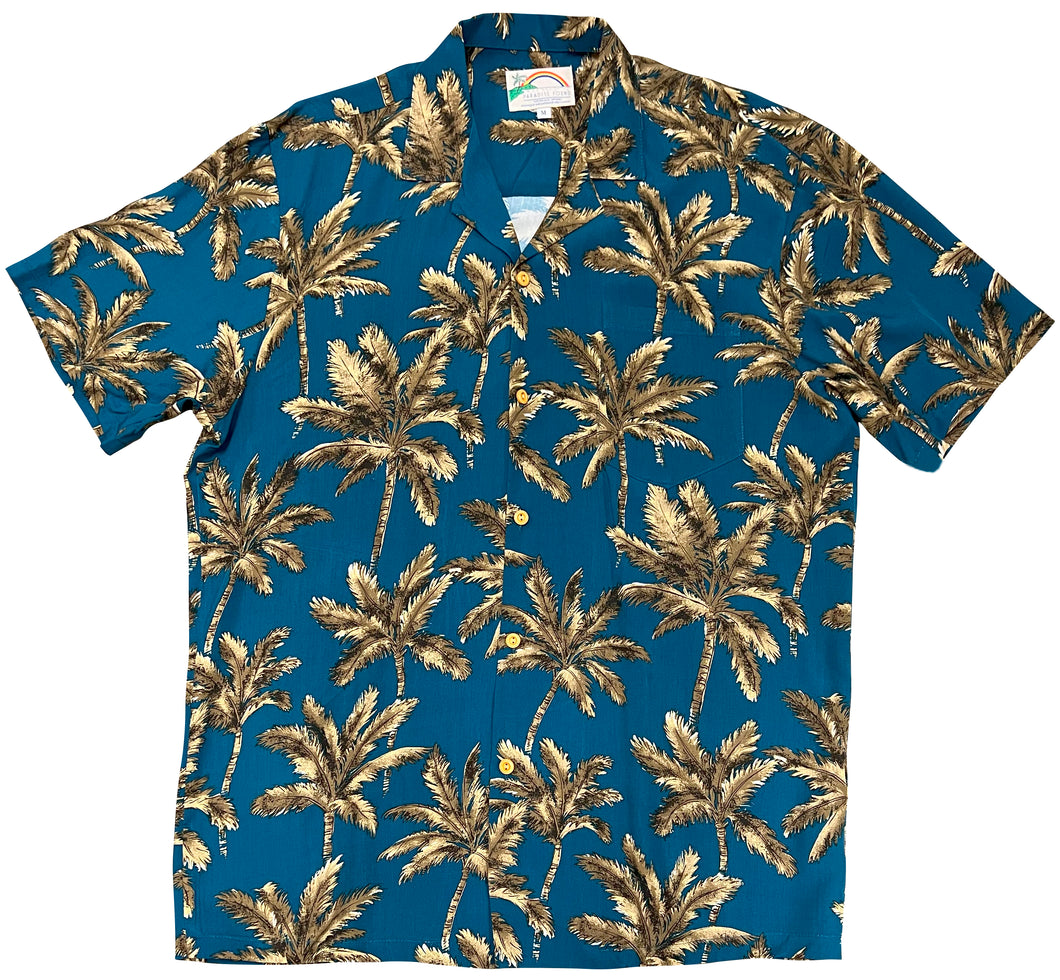 Paradise Found Hawaiian Shirts Royal Palm