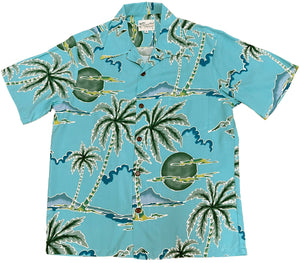 Paradise Found Hawaiian Shirts Scenic Palm