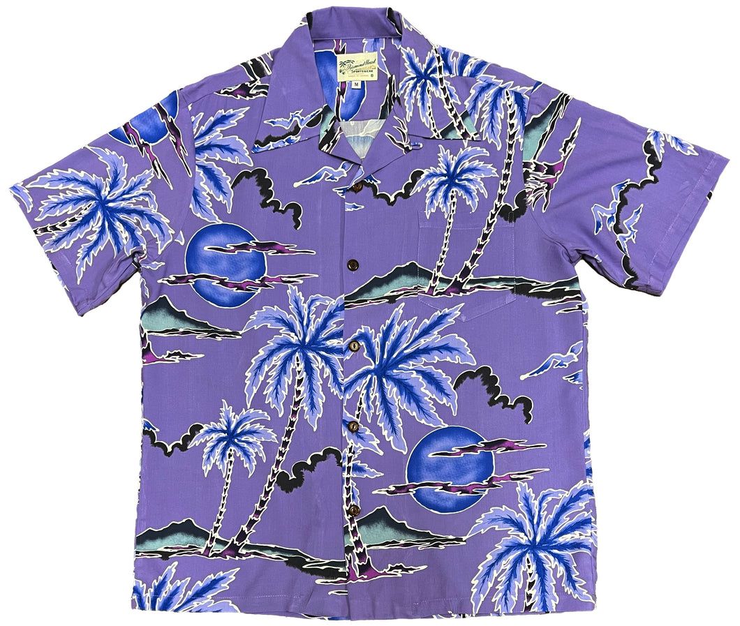 Paradise Found Hawaiian Shirts Scenic Palm