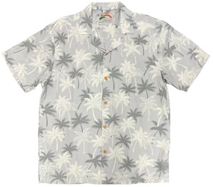 Paradise Found Hawaiian Shirts Shadow Palm