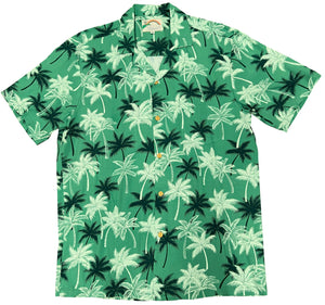 Paradise Found Hawaiian Shirts Shadow Palm