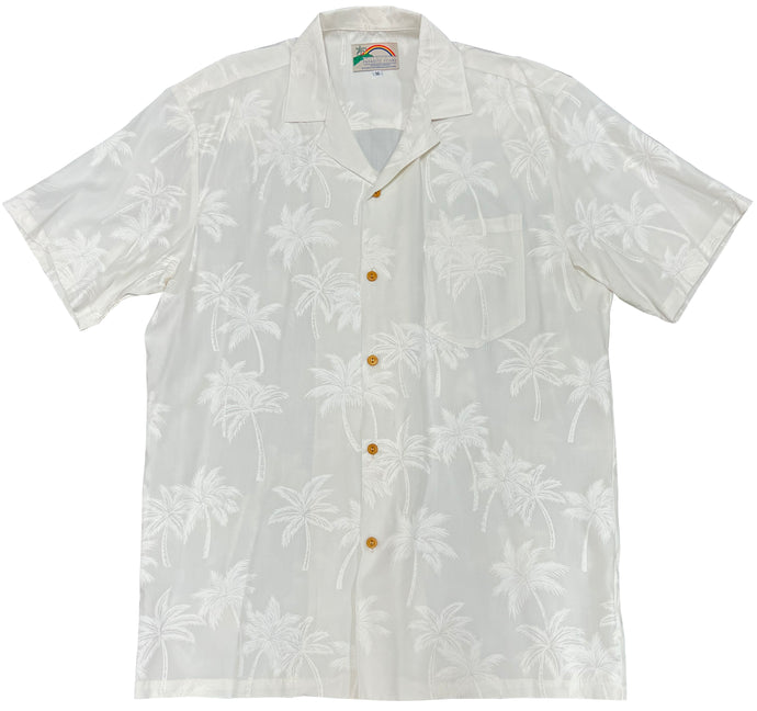 Paradise Found Hawaiian Shirts Shadow Palm