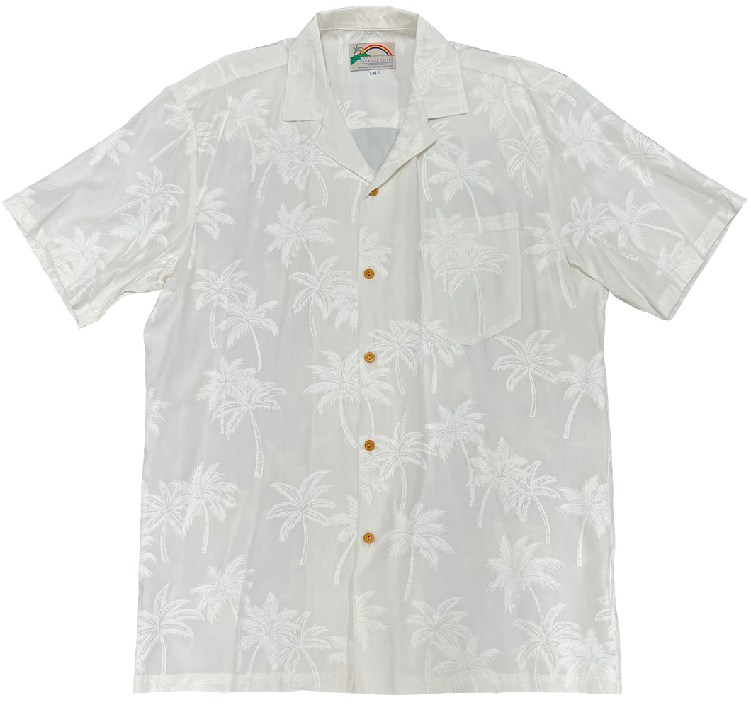 Paradise Found Hawaiian Shirts Shadow Palm