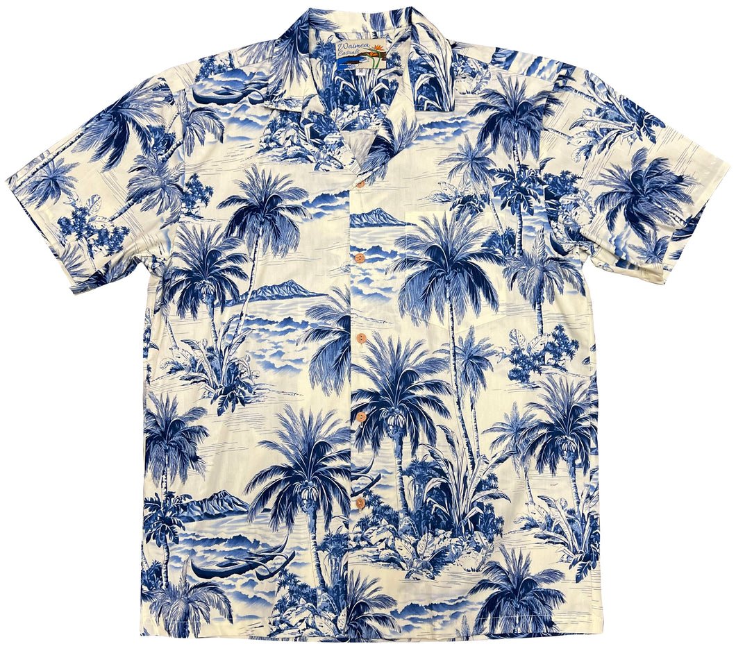 Paradise Found Hawaiian Shirts Waikiki Beach