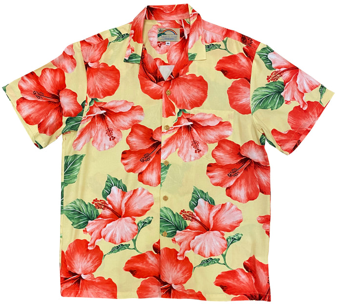 Paradise Found Hawaiian Shirts Hibiscus Blossom