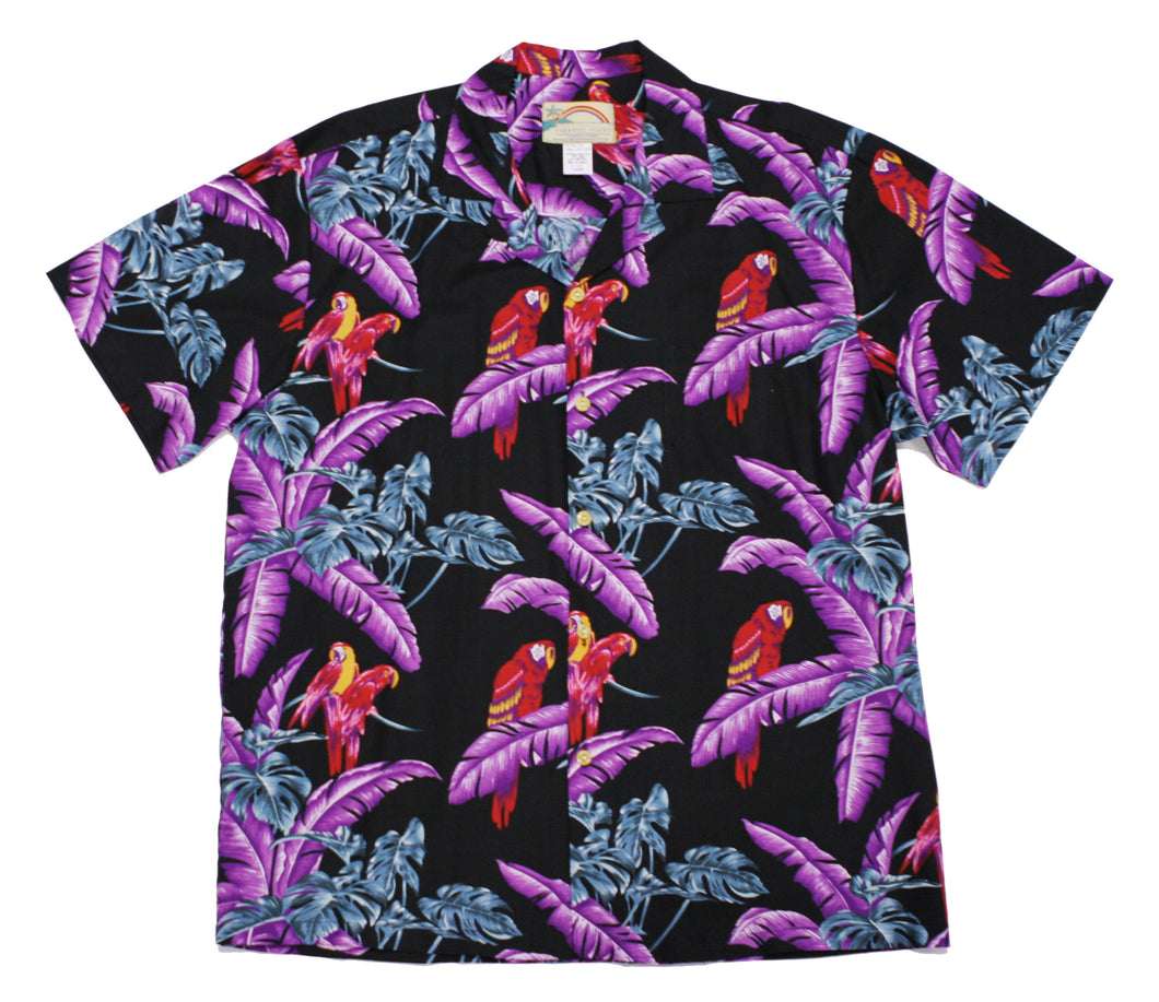 Paradise Found Hawaiian Shirts Jungle Bird
