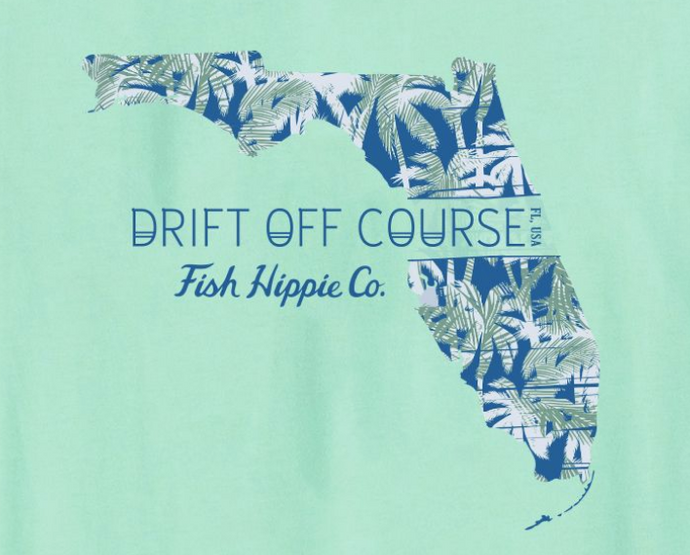 Fish Hippie Florida Tee Spring Mint