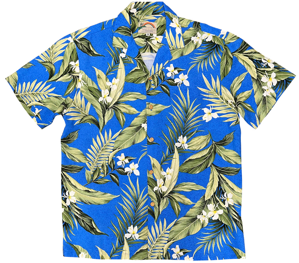 Paradise Found Hawaiian Shirts White Ginger – Captains Closet Hawaii