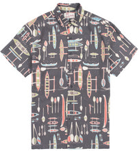 Kahala Shirts Vintage Waʻa Black